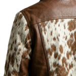 Western Cowhide Pony Hair Trucker Jacket