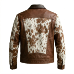 Western Cowhide Pony Hair Trucker Jacket