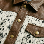 Western Cowhide Pony Hair Trucker Jacket