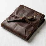 Premium Unisex Dark Walnut Full Grain Leather Apron Professional Artisan Workwear Design | Aurevleathers - Image 3