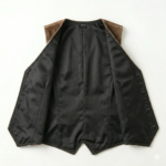 Inner lining of pony hair leather vest