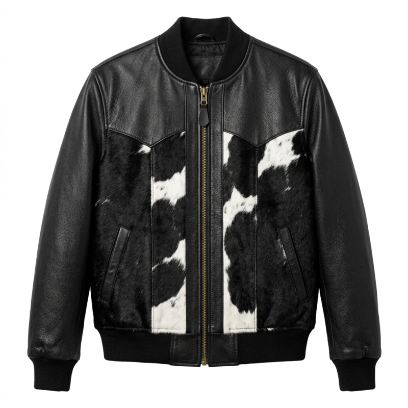 Men's Cowhide Pony on Hair Jacket
