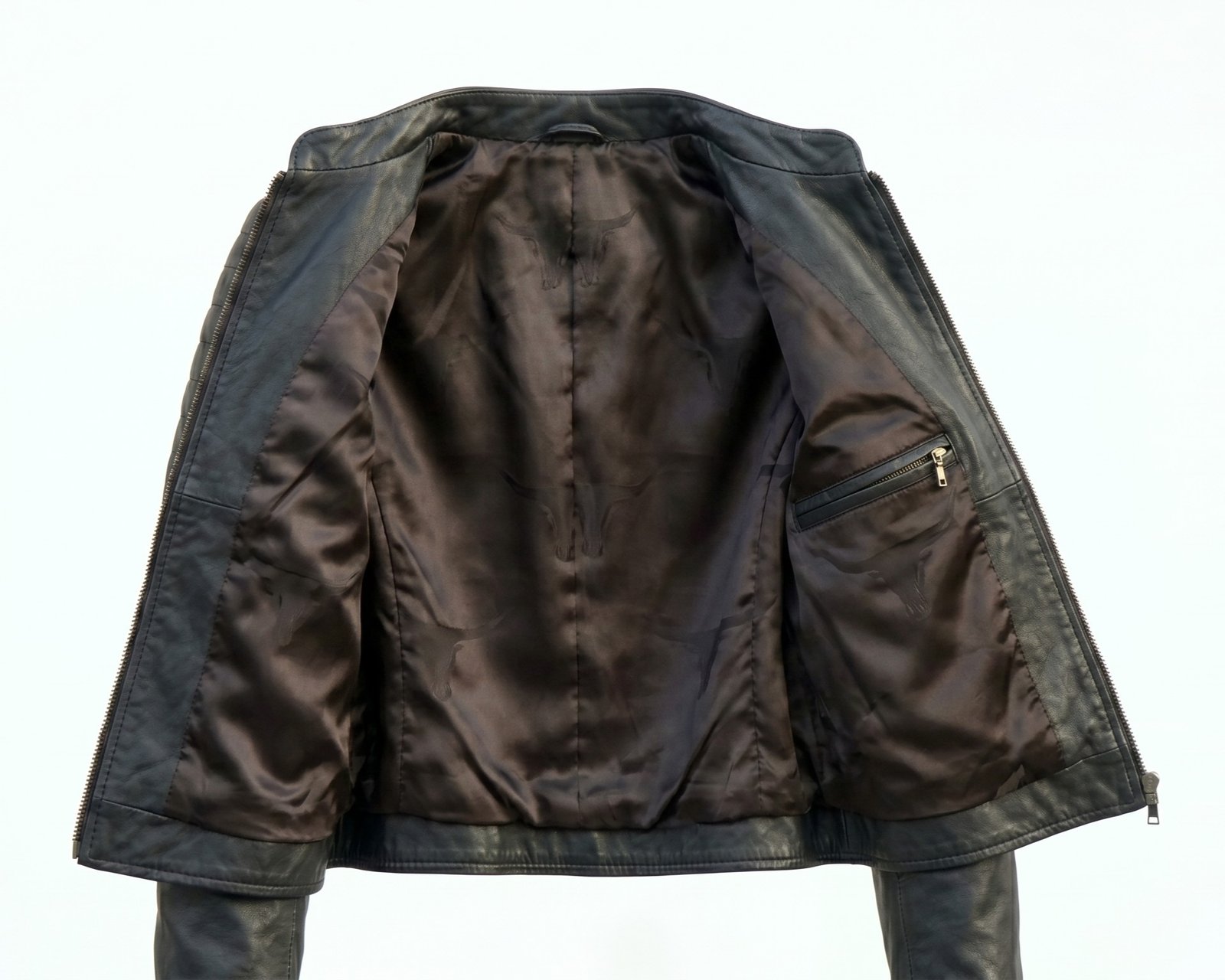 Women Brown Pony Hair Leather Crop Top Jacket Western Cowboy Style Biker Fashion